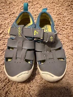 PLAE Kids Gray Sam 2.0 Sandals